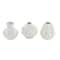 CosmoLiving by Cosmopolitan Cream Stoneware Glam Vase Set
